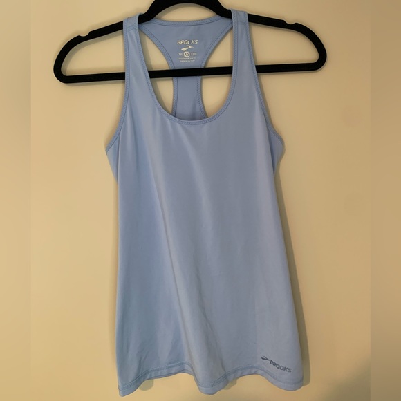 Brooks Pick-Up Tank in Light Blue Size XS - Picture 1 of 5